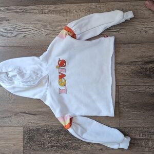 Levi's cropped sweatshirt